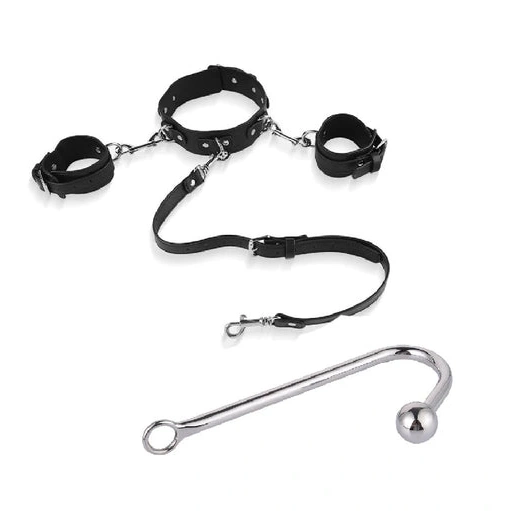 with Hook 5334 and Elegant Cuffs Collar Beaded Anal 1112